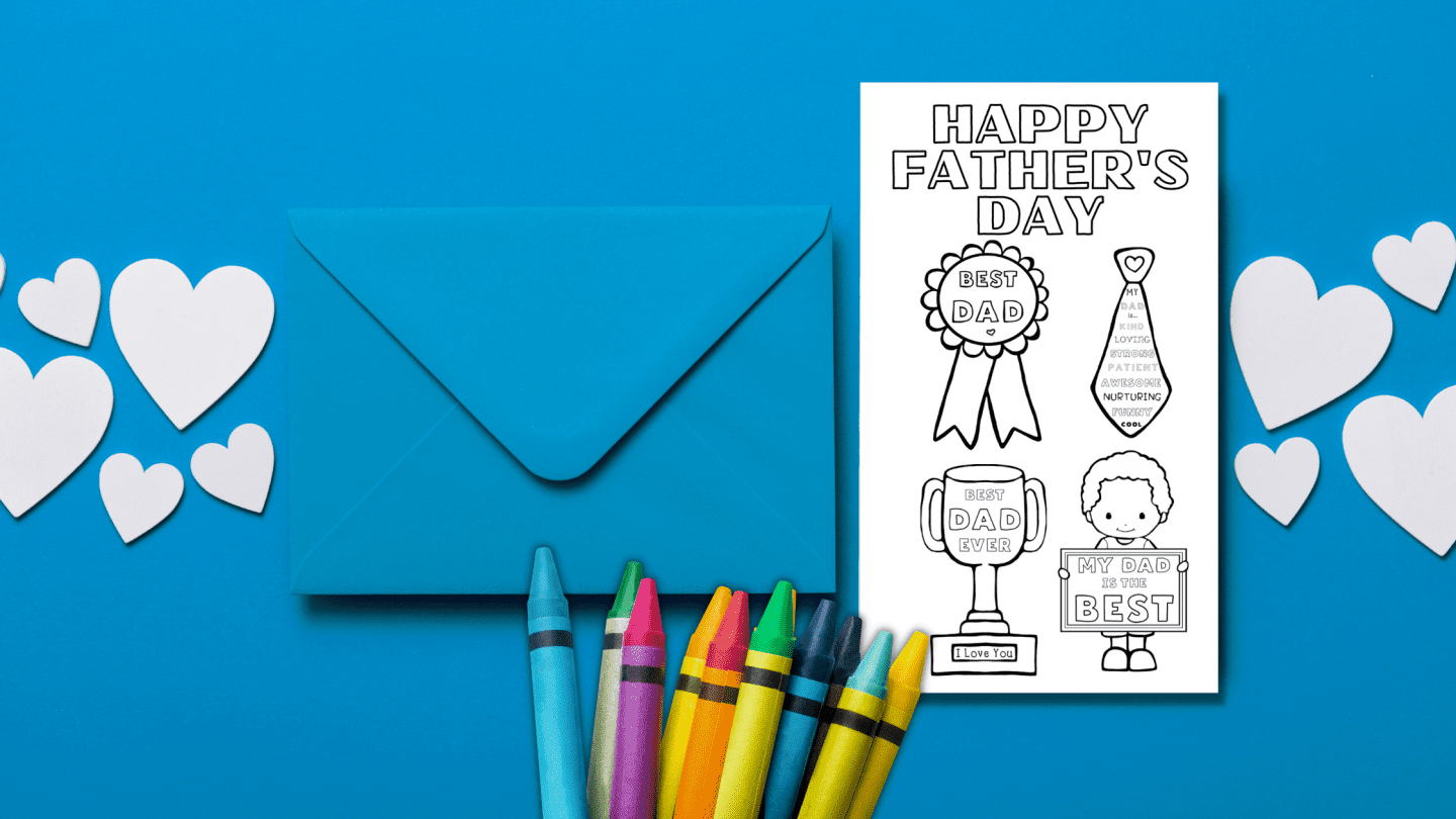 8 free printable father s day cards to color that dad will love