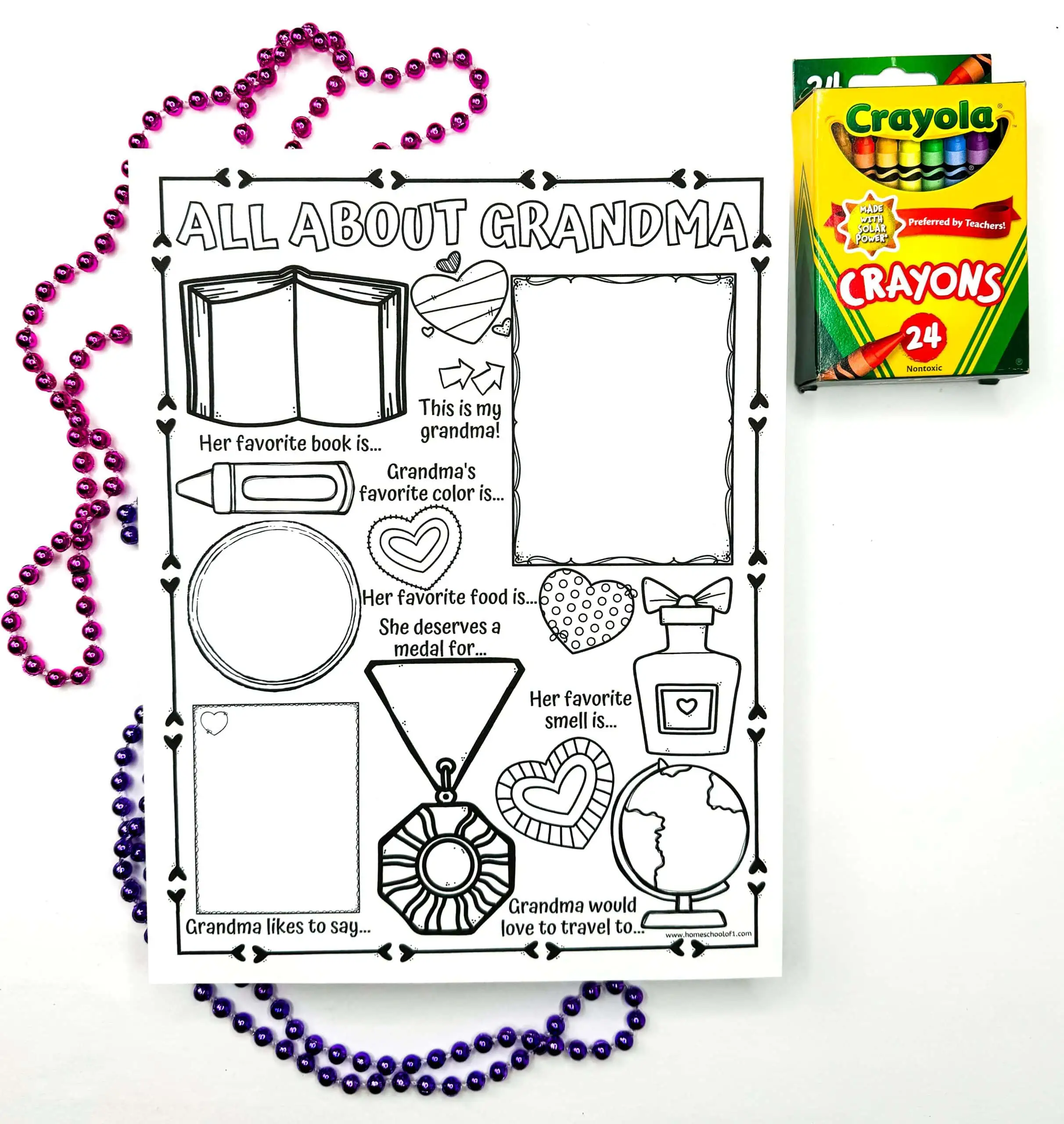 all about my grandma printable