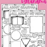 all about my mom printable