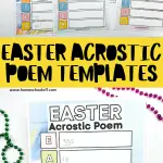 easter acrostic poem template