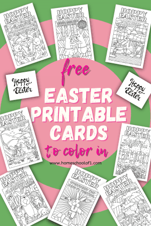 8 Free Easter Cards to Color In - Homeschool of 1