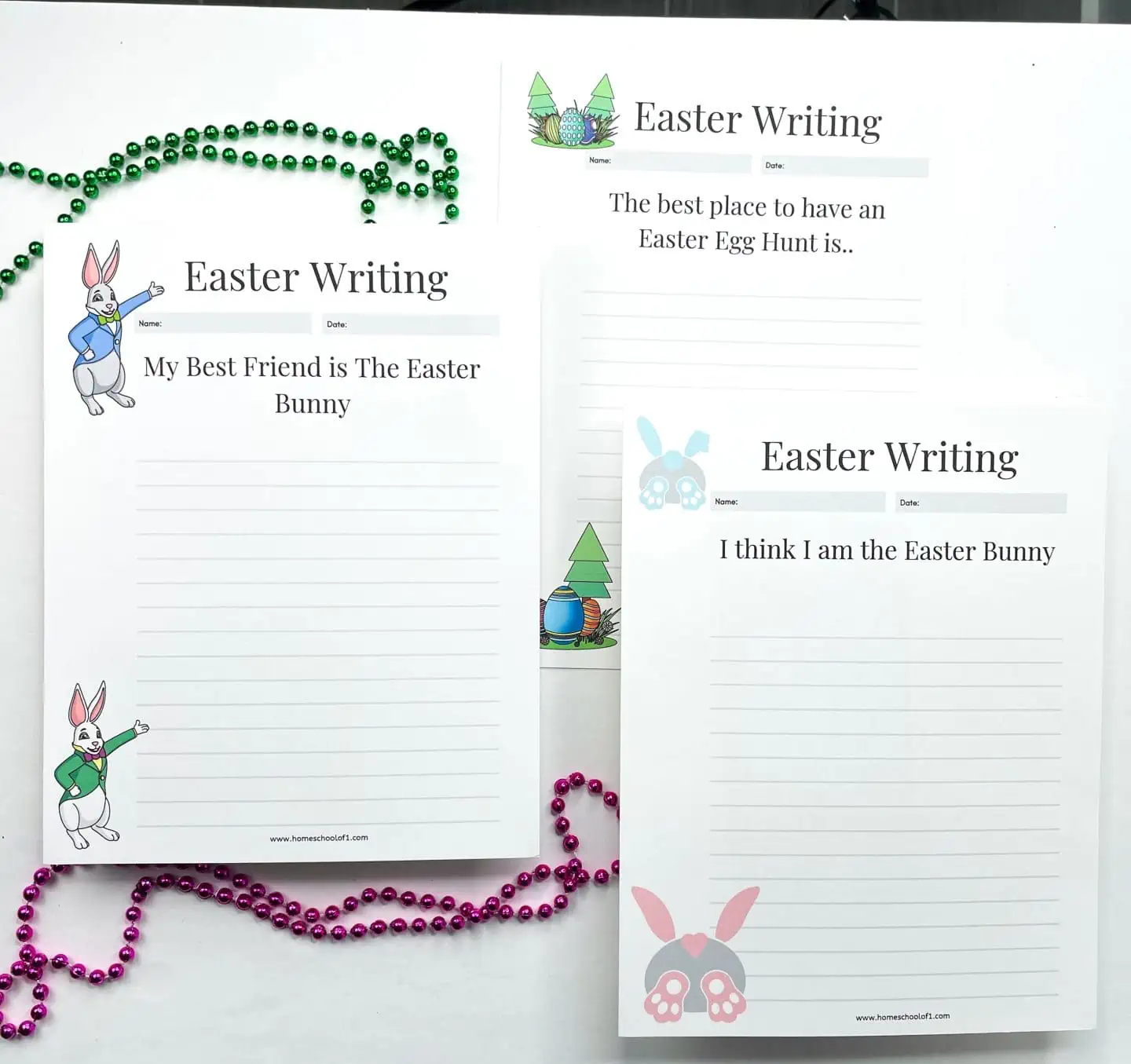 free easter writing prompt printables