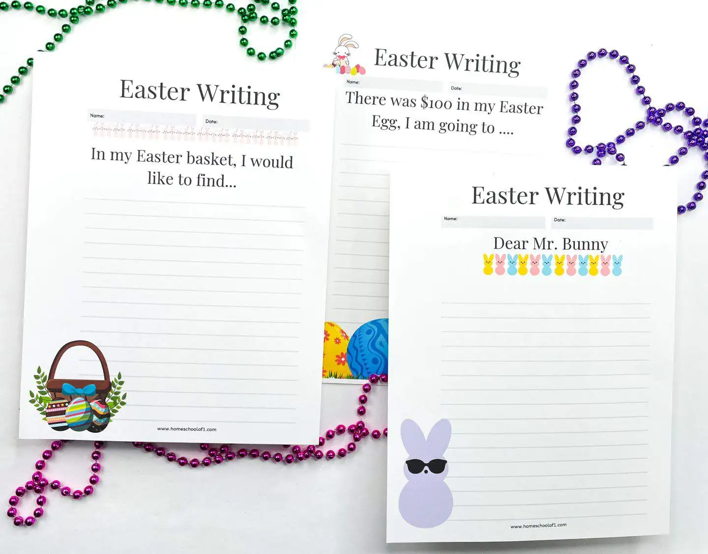 free easter writing prompts