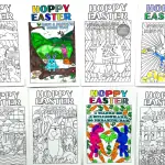 free printable easter cards to color