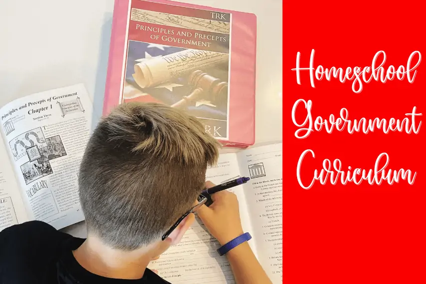 homeschool government curriculum