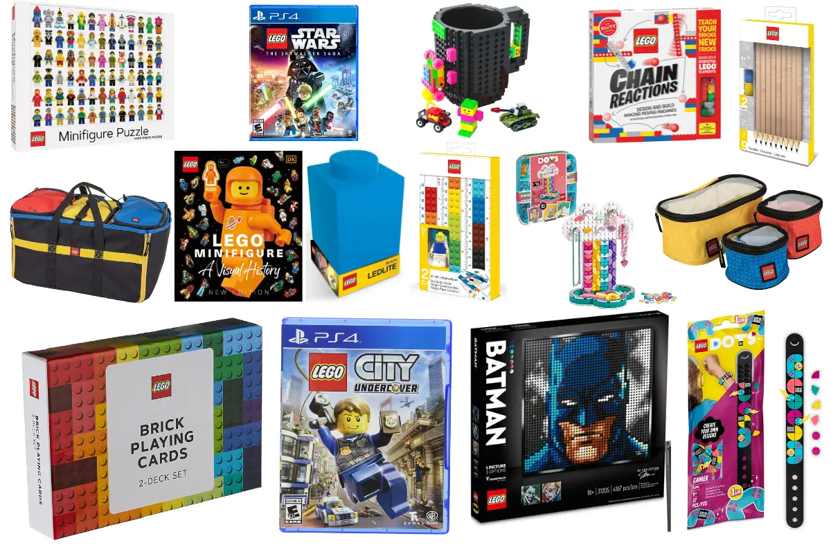 lego themed gifts for kids of all ages