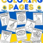 ukraine coloring worksheets