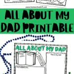 all about my dad printable