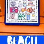 beach scavenger hunt free printable