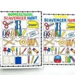 free printable homeschool scavenger hunt