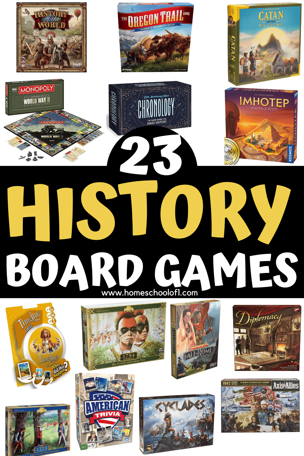 23 Best History Board Games That Help History Come Alive