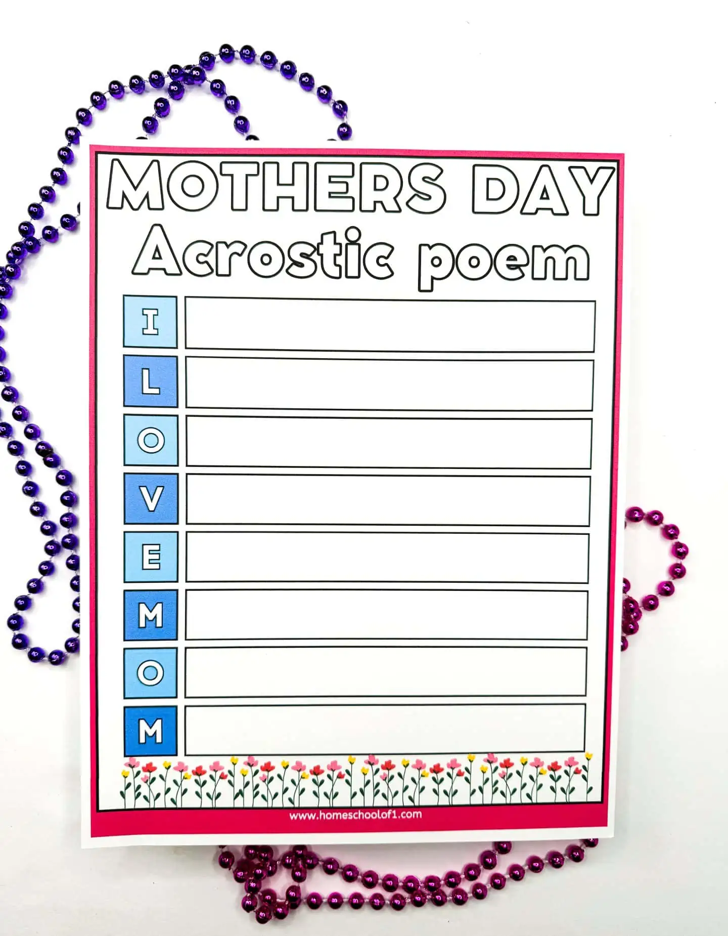 ilovemom acrostic poem