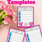 mothers day acrostic poem templates