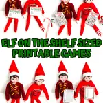 ELF ON THE SHELF SIZED PRINTABLE GAMES