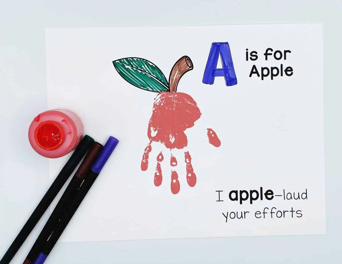 apple handprint