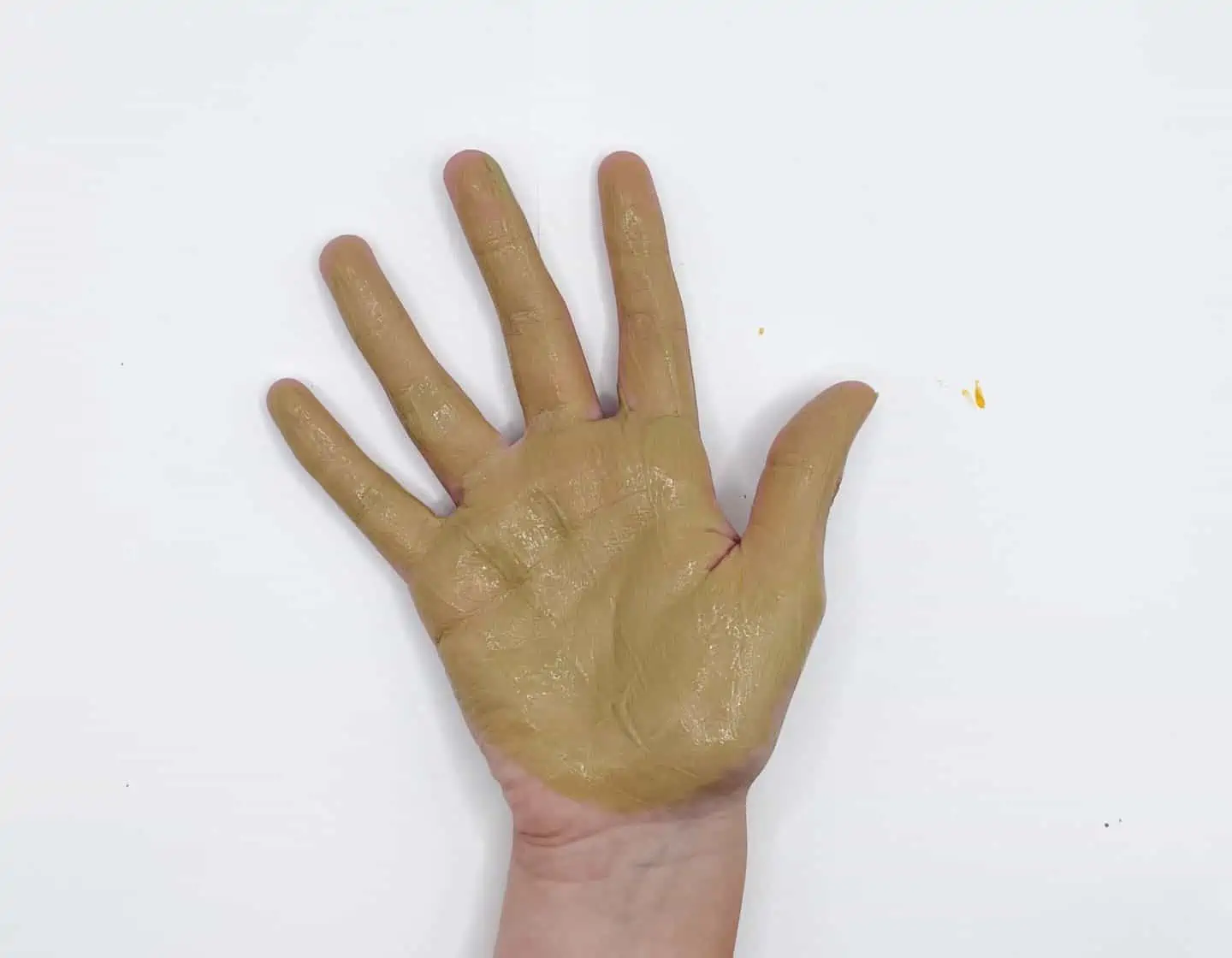 brown handprint right