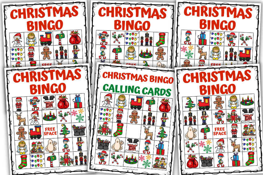 Free Printable Christmas Bingo Perfect For All The Family