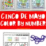 cinco de mayo color by number