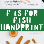 f is for fish handprint art