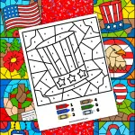 8 Free Memorial Day Color by Number Pages