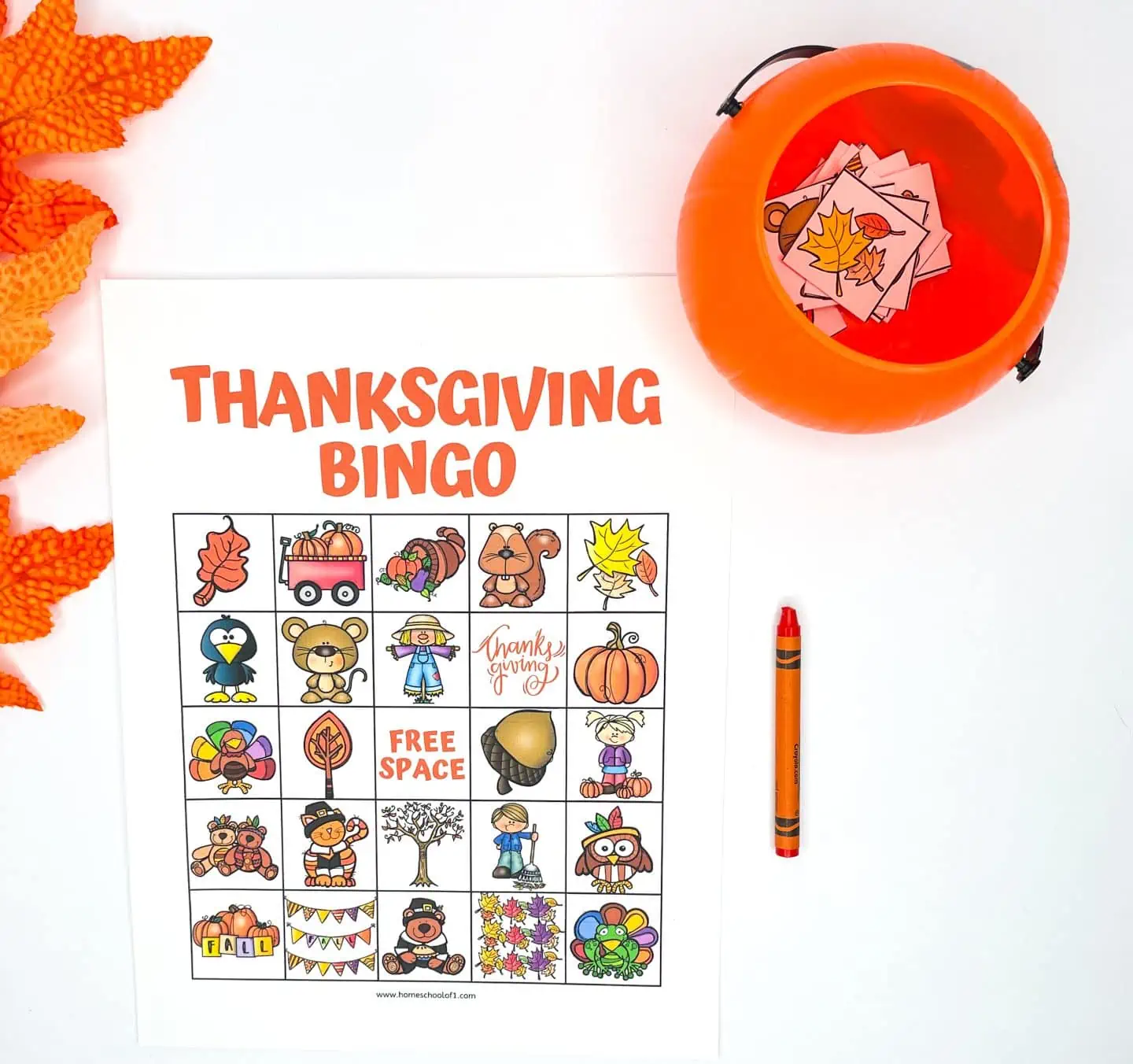 thanksgiving bingo boards