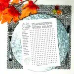 thanksgiving word search free printable