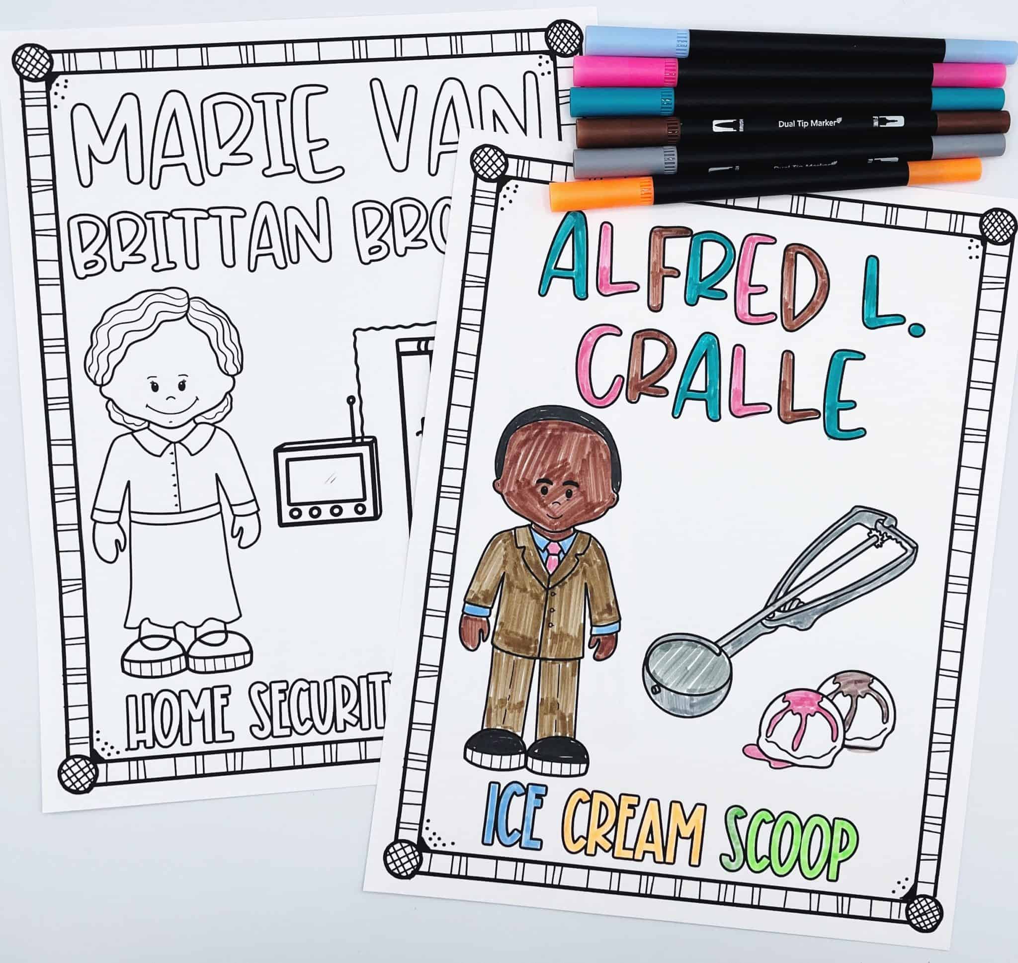 10 Free Black Inventors Coloring Pages For Black History Month