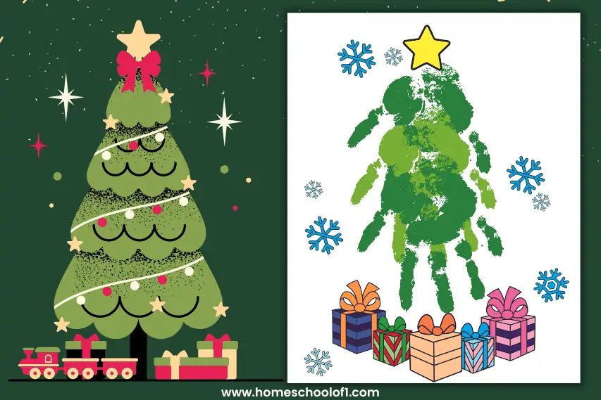 christmas tree handprint