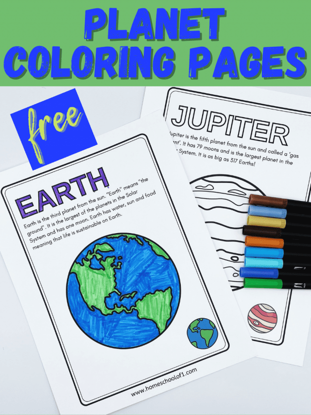 Free Solar System Coloring Pages - Homeschool of 1