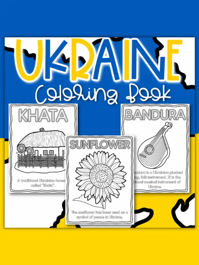 Ukrainian coloring pages