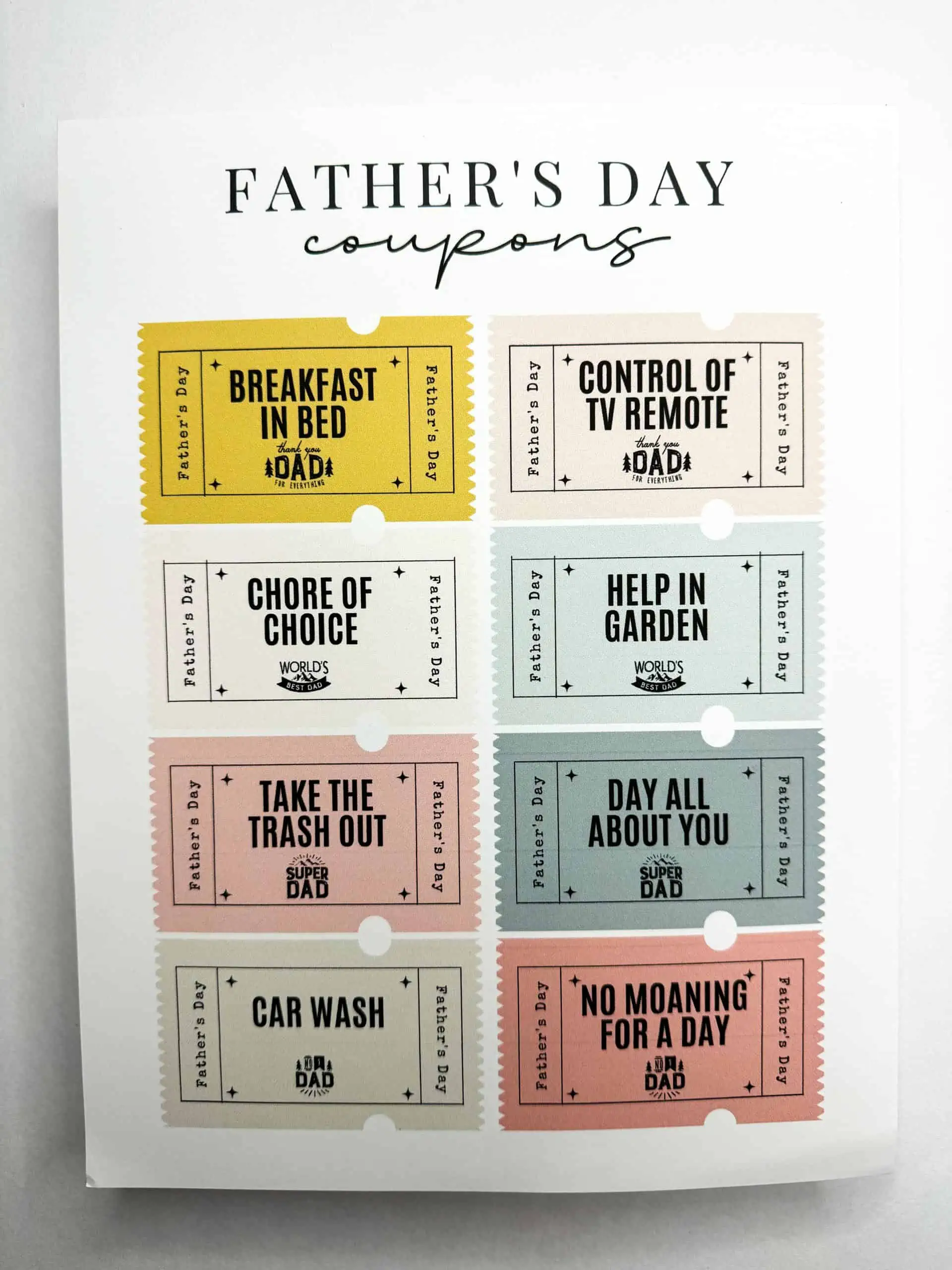 father's day vouchers printable free