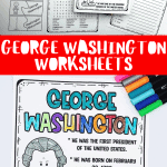 free printable George Washington worksheets