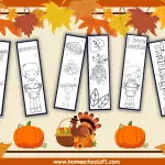 free thanksgiving bookmarks to color