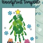 handprint christmas tree