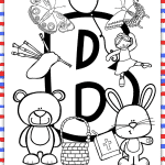 letter b coloring sheet