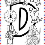 letter d coloring sheet