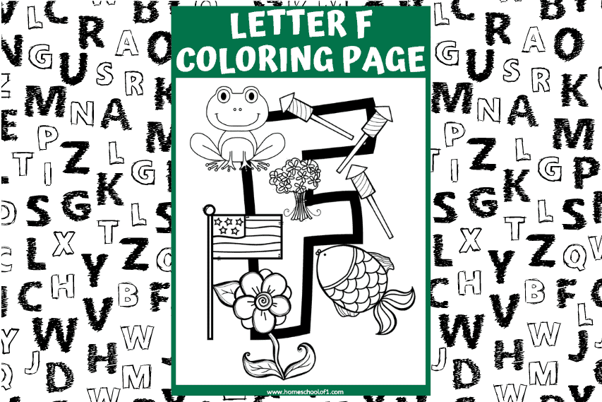 letter f coloring sheet