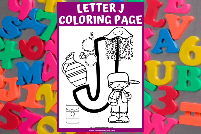 letter j coloring sheet