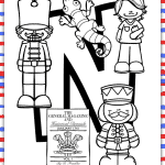 letter n coloring sheet