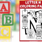 letter n coloring sheet