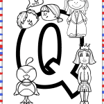 letter q coloring sheet