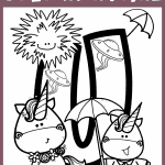 letter u coloring page