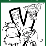 letter y coloring page