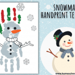 snowman handprint