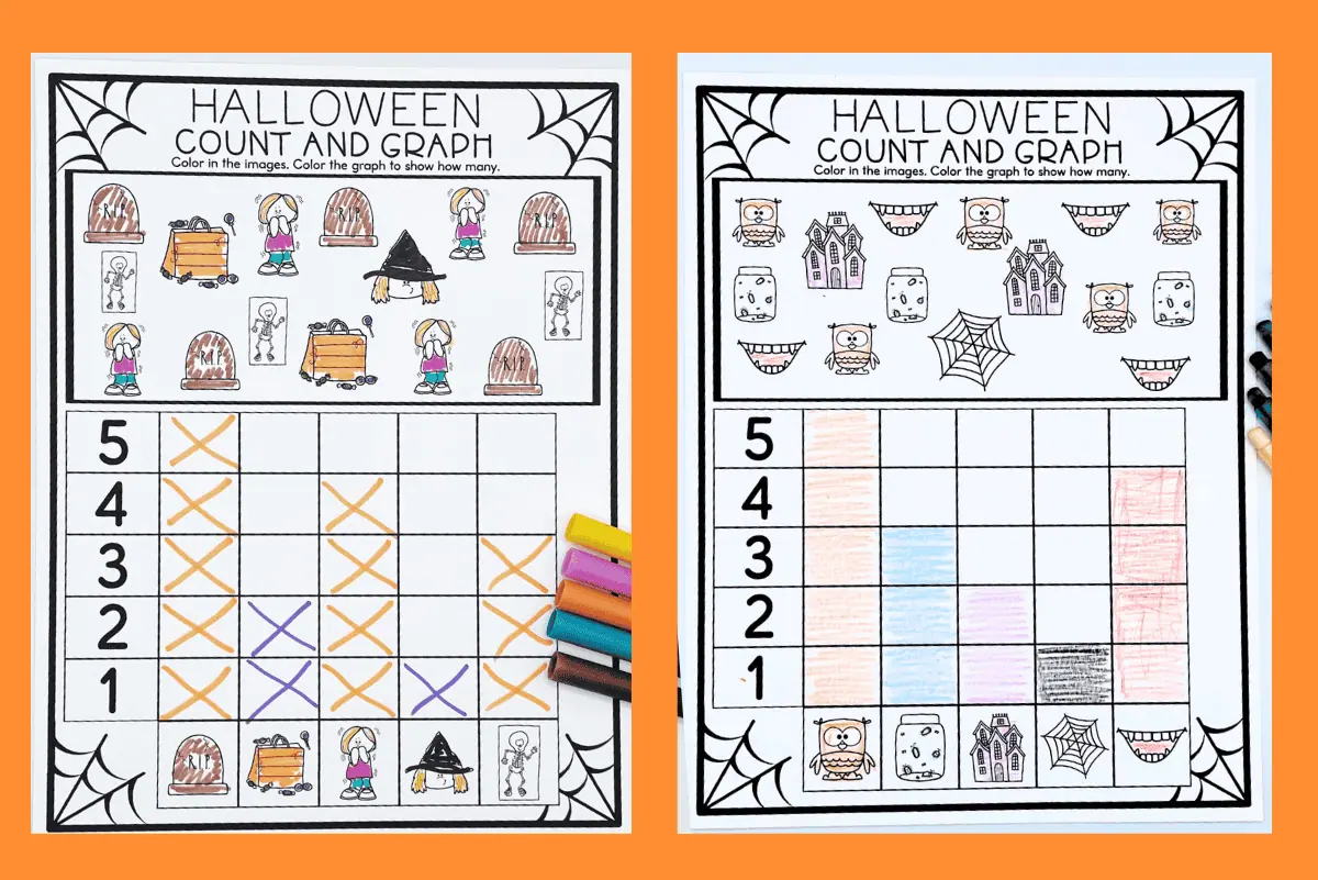 HALLOWEEN GRAPHING WORKSHEETS