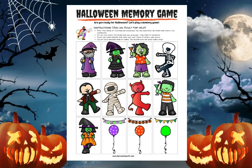 HALLOWEEN MEMORY GAME