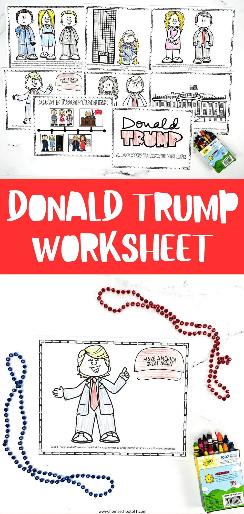 donald trump coloring pages