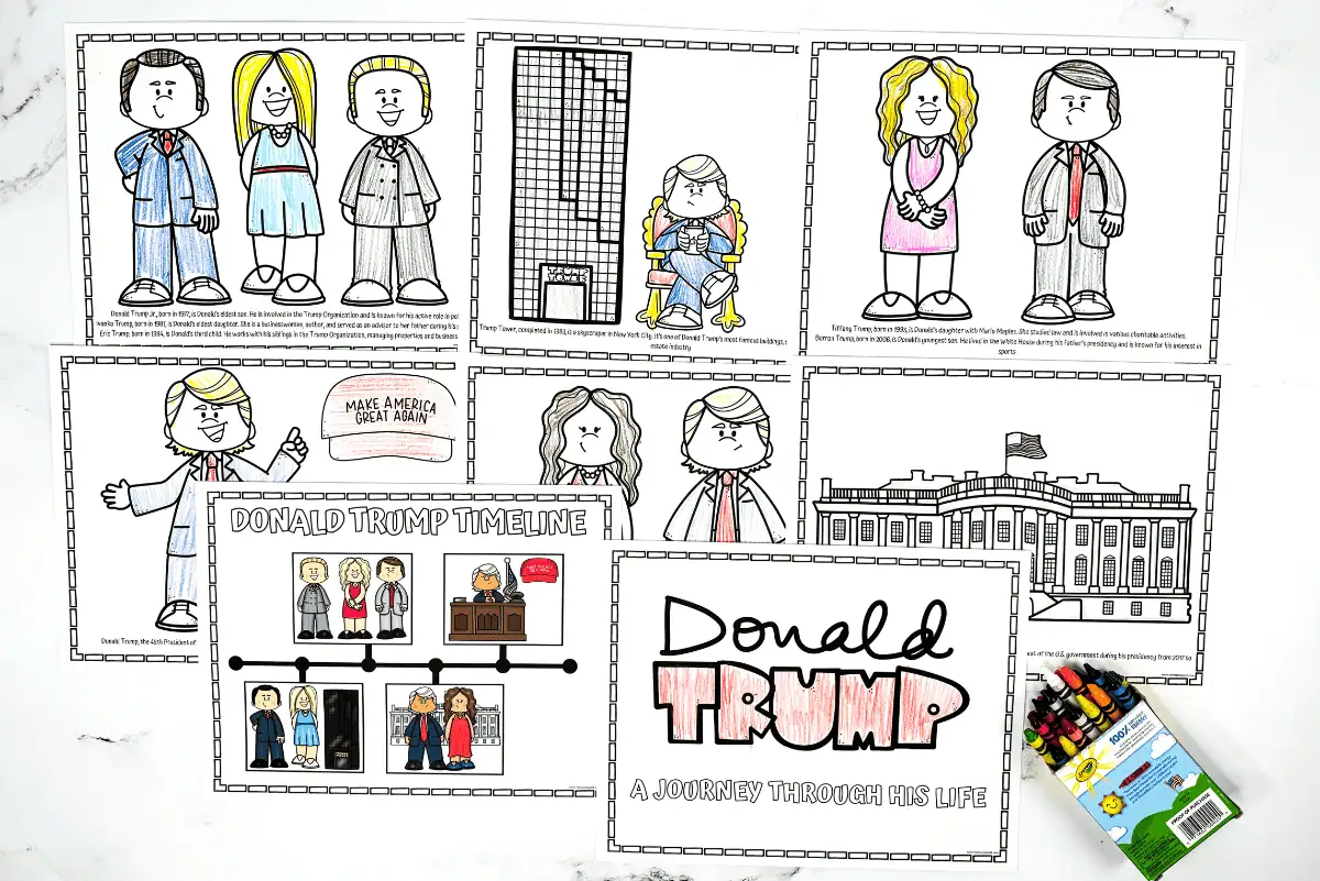 donald trump worksheet