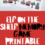 elf on the shelf memory game printable