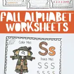 fall alphabet printables